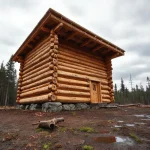 Фото по теме: Правильная усадка сруба перед началом отделки